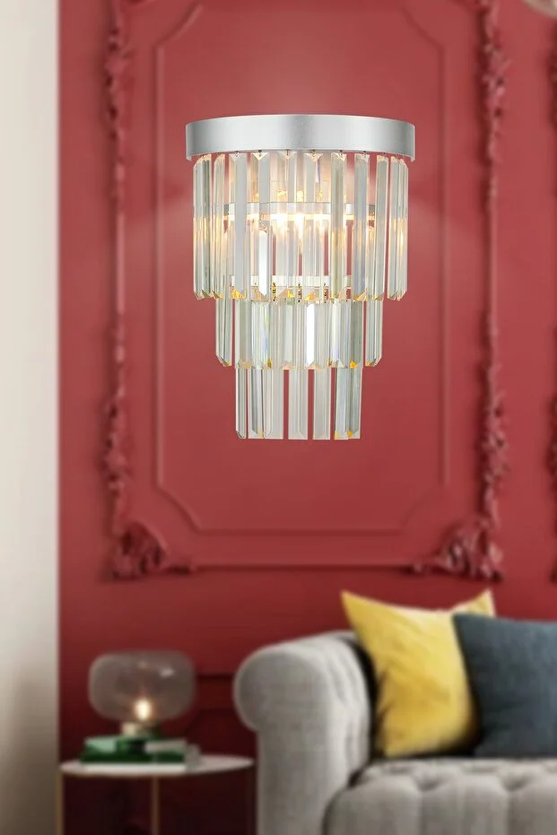 Desina Kristal Taşlı Lüks Aplik - (eskitme Kaplama)